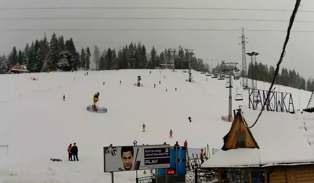 Białka Tatrzańska 13.03.2015 (źródło WebCamera)