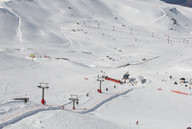 Sierra Nevada - widok na trasy i wyciągi