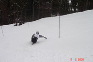 Zjazd pierwszego zawodnika ze stoku