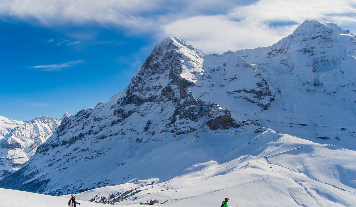 Eiger dominuje nad trasami (foto: PB Narty.pl)