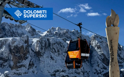 Olimpijski płomień rozświetla Dolomity - ty też możesz mu towarzyszyć