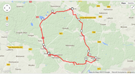 Mapa wycieczki