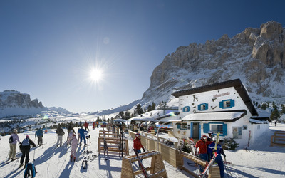 Schronisko Emilio Comici w Val Gardena (foto: Helmut Rier)
