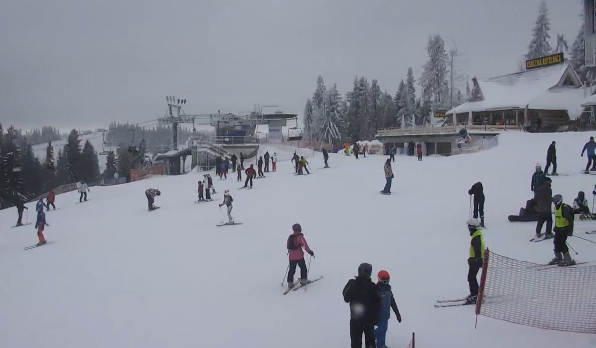 Białka Tatrzańska (źródło: webcam bialkatatrzanska.pl - 06 02 2015)