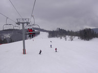 Środkowa łatwiejsza częśc trasy w pełnej okazałości