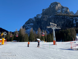 Ski Civetta stacja przesiadkowa gondoli PIANI DI PEZZE 1470 m (fot. P. Tomczyk)