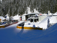 Okolice Cavalese- stacja dolna gondolki