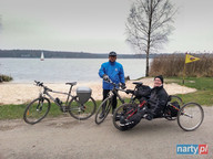 Kawałek plaży, woda... Tylko pogoda nie ta