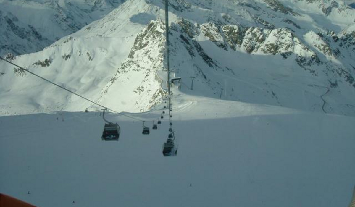 Górna część lodowca Rettenbach Górna część lodowca Rettenbach