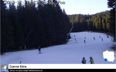 Obraz z kamery na Czarnej Górze