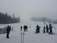 Istebna- Złoty Groń- widok na trasę 2