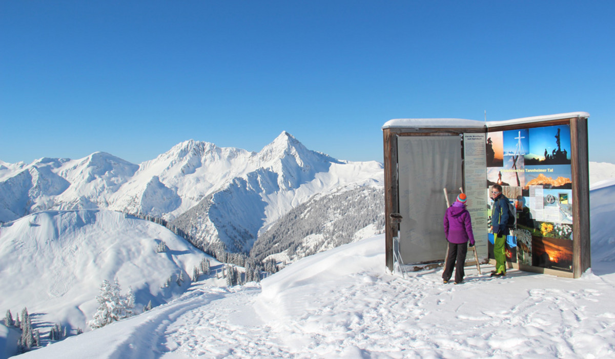 Zimowe wędrówki w dolinie Tannheimer Tal (foto: ©Tourismusverband Tannheimer Tal)