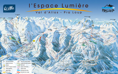 Pra-Loup i La Foux d'Allos (L`Espace Lumiere) (źródło: praloup.com)