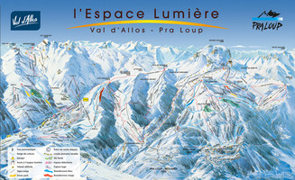 Pra-Loup i La Foux d'Allos (L`Espace Lumiere) (źródło: praloup.com)