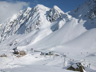 Lodowiec Stubai w Marcu 9