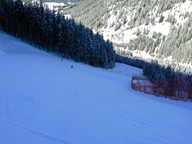 Okolice Cavalese- widok na trasę