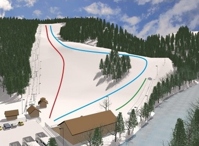 Polczakówka - mapa tras narciarskich