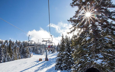 Impianto e pista azzurra Salare Paganella Ph. Frizzera