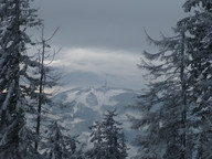 Widok z Klimczoka na Skrzyczne