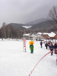Meta.Maskotka zawodów.