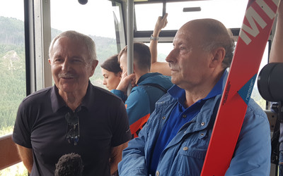 Jacek Nikliński i Jerzy Kaliski na Kasprowycm Wierchu (foto: PKL)