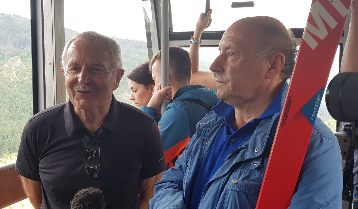 Jacek Nikliński i Jerzy Kaliski na Kasprowycm Wierchu (foto: PKL)