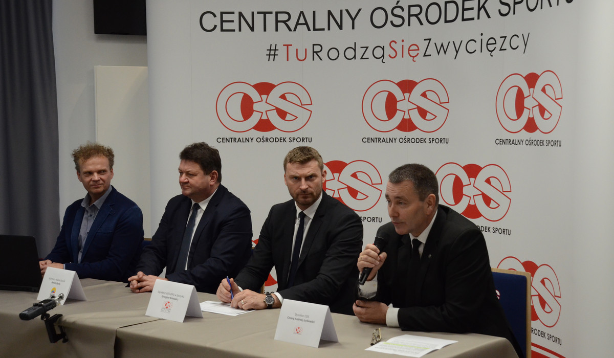 Konferencja prasowa w COS-OPO w Szczyrku (foto: COS Szczyrk)