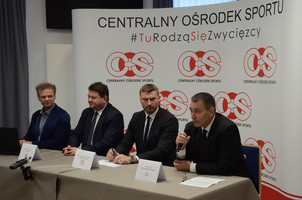 Konferencja prasowa w COS-OPO w Szczyrku (foto: COS Szczyrk)