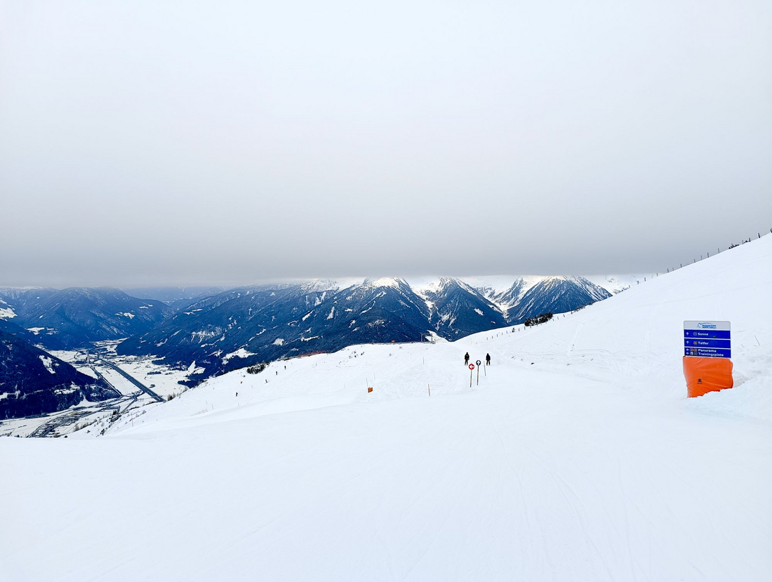 Narty w Rosskopf - tuż pod chmurami