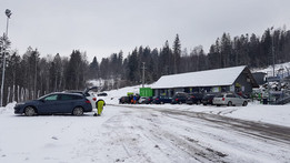 Wisła Skolnity 18 marca 2021 (fot. Olek Kaleta) Wisła Skolnity 18 marca 2021 (fot. Olek Kaleta)