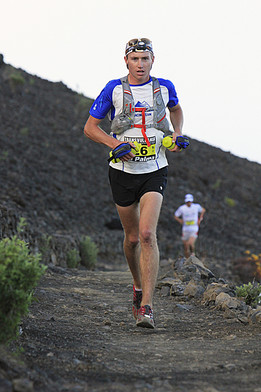 Transvulcania 2012- zawodnik na trasie 3
