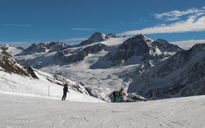 Widok na lodowiec.  (foto. A.Tomczyk)