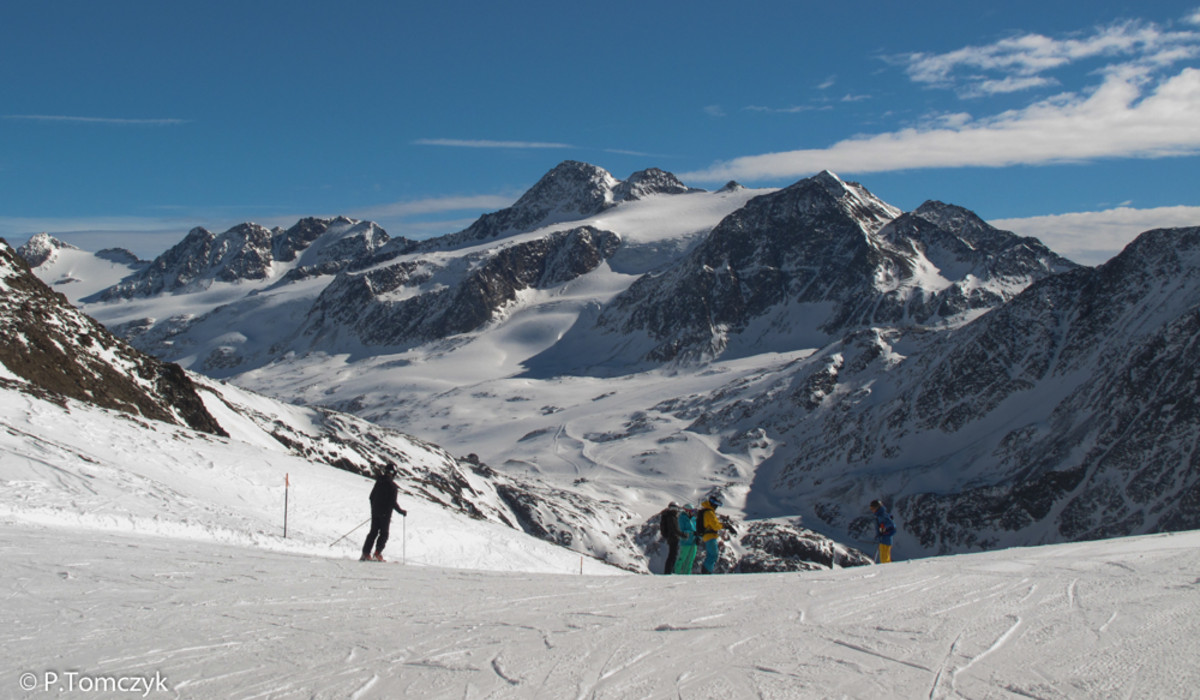 Widok na lodowiec.  (foto. A.Tomczyk)