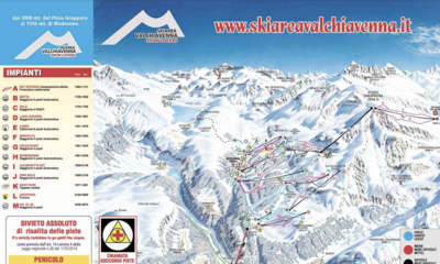 Mapa tras narciarskich w Valchiavenna - Madesimo