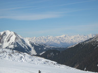 Panorama pasma górskiego