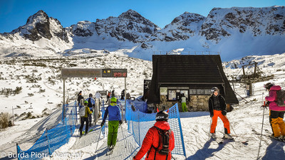 Jazda bez czekania - dolna dtacja Gąsienicowej (fot. P. Burda) Jazda bez czekania - dolna dtacja Gąsienicowej (fot. P. Burda)