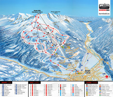 Bormio - mapa tras narciarskich