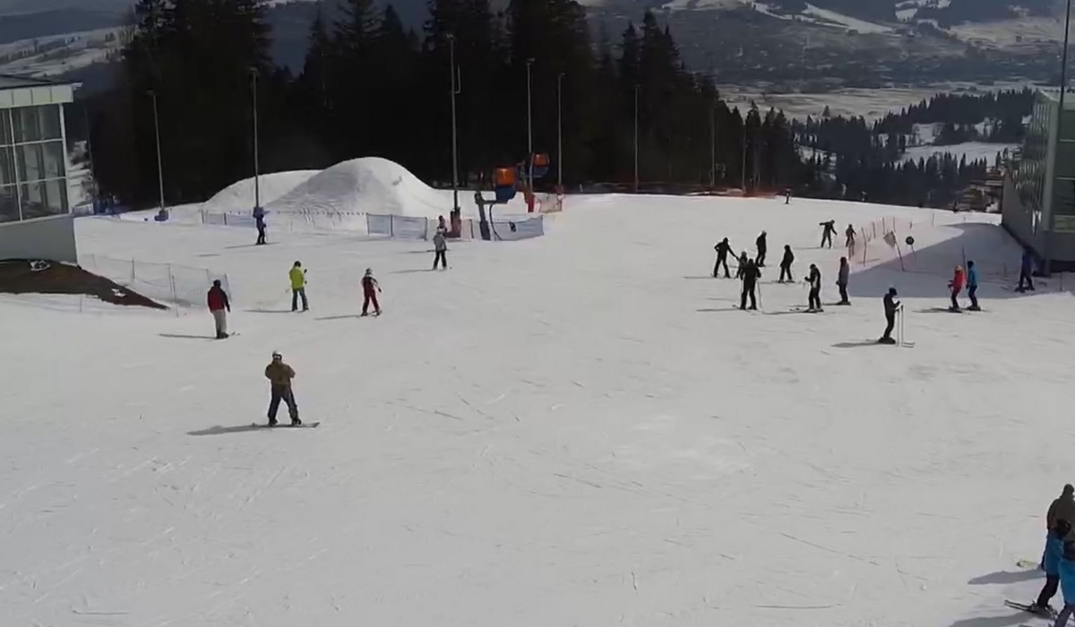 Obraz z Kotelnicy Białczańskiej 23.03.2018 10:45 (źródło: webcamera.pl)