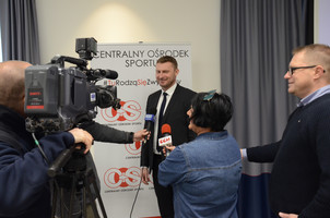Konferencja prasowa w COS-OPO w Szczyrku (foto: COS Szczyrk)