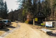 Parking, tu również bez śniegu