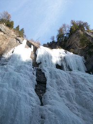 Wąwóz Serrai di Sottoguda -lodospad