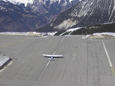 Courchevel - lotnisko Courchevel - lotnisko