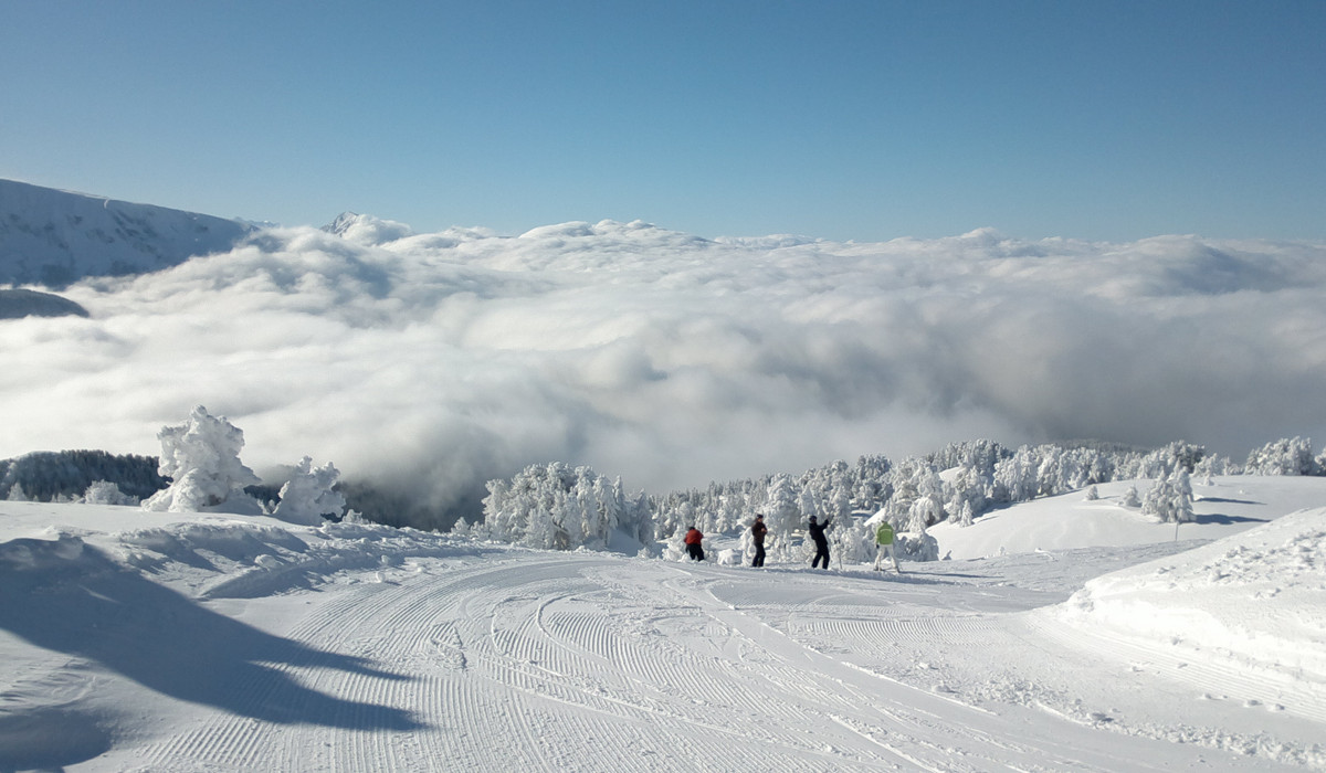 Francja- Chamrousse- trasa i widoki