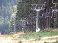 Wjeżdżając wyciągiem