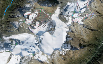 Połączenie Pitztal I Soelden (źródło: Google maps)
