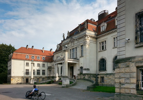 Zamek w miejscowości Brynek