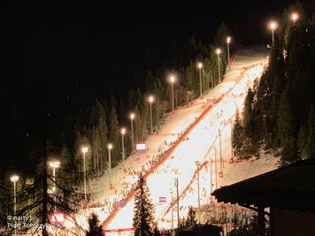 Widok na stok slalomowy (foto: P. Tomczyk)