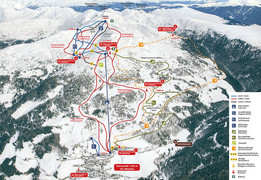 Mapa tras narciarskich w Reinswald (źródło: sarntal.com)