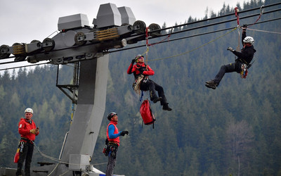 PKL - szkolenie TOPR na Kasprowym Wierchu (foto: Paweł Murzyn)
