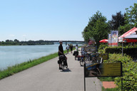 Trasa rowerowa nad Dunajem- pora obiadowa